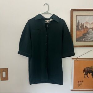 NWT Roolee Oversized Button Down Shirt